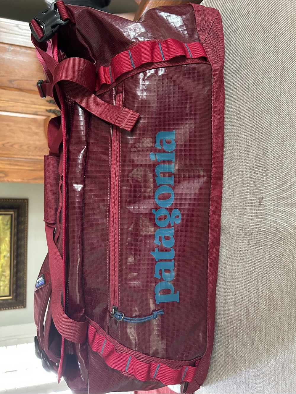 PATAGONIA Black Hole Duffel Bag Backpack 55L WAX RED - NWT